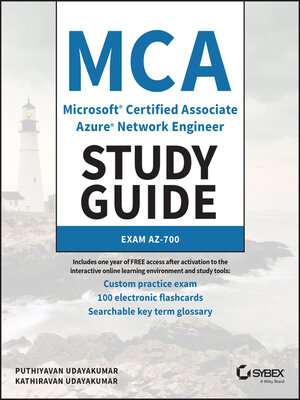 cover image of MCA Microsoft Certified Associate Azure Network Engineer Study Guide